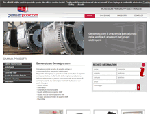 Tablet Screenshot of gensetpro.com